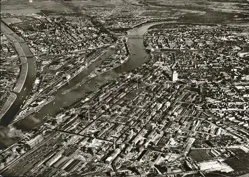 Ludwigshafen Rhein Flugbild Kat. Ludwigshafen am Rhein