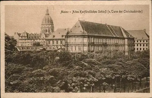 Mainz Rhein Altes Kurfuerstliches Schloss / Mainz Rhein /Mainz Stadtkreis