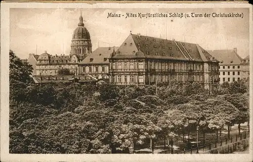 Mainz Rhein Kurfuerstl. Schloss / Mainz Rhein /Mainz Stadtkreis