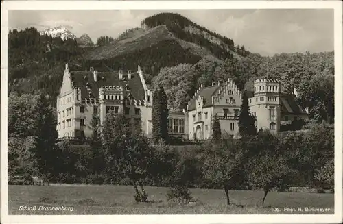 Schliersee Schloss Bronnenburg Kat. Schliersee