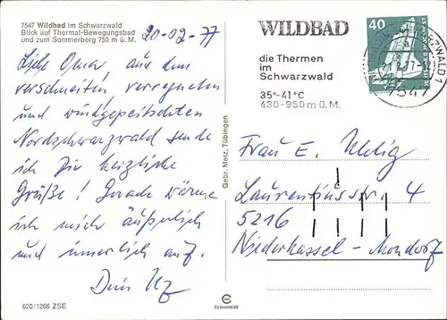 Bad Wildbad  Kat. Bad Wildbad