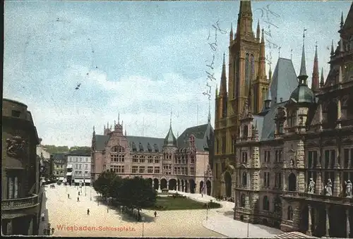 Wiesbaden Schlossplatz Kat. Wiesbaden