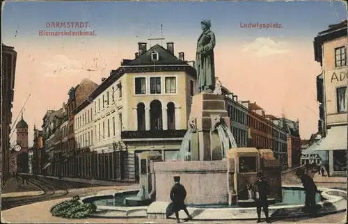Darmstadt Bismarckdenkmal
Ludwigsplatz Kat. Darmstadt