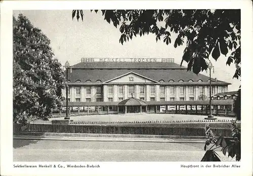Wiesbaden Sektkellerei Henkell& Co. Kat. Wiesbaden