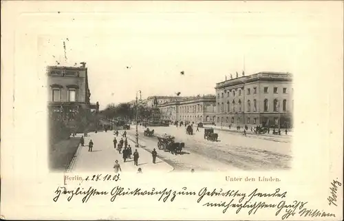 Berlin Unter den Linden Kat. Berlin