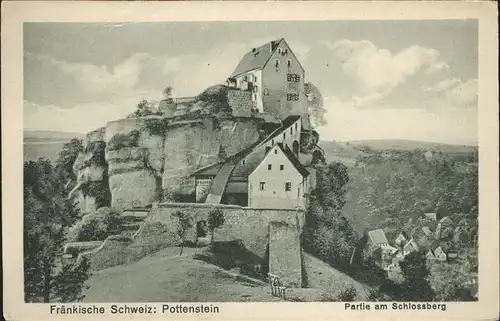 Pottenstein Oberfranken Partie am Schlossberg / Pottenstein /Bayreuth LKR