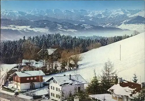 Scheidegg Allgaeu Wintersportplatz Berge Zitterklapfen Kat. Scheidegg