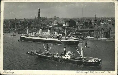 Hamburg Hafen Schiff Kat. Hamburg