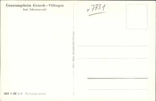 Villingen-Schwenningen Genesungsheim Kirneck / Villingen-Schwenningen /Schwarzwald-Baar-Kreis LKR