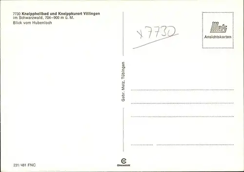 Villingen-Schwenningen Teilansicht / Villingen-Schwenningen /Schwarzwald-Baar-Kreis LKR