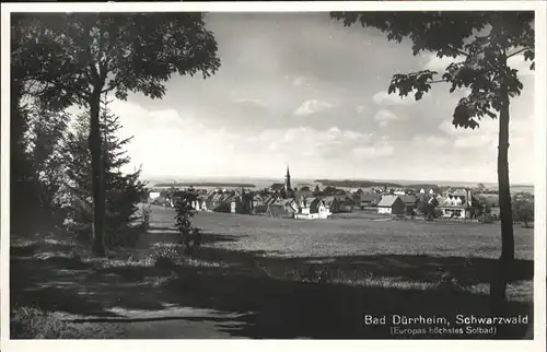 Bad Duerrheim Gesamtansicht Kat. Bad Duerrheim