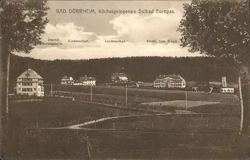 Bad Duerrheim Kindersolbad Landessolbad Jugenderholungsheim Kat. Bad Duerrheim