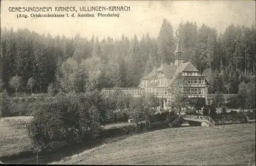 Villingen-Schwenningen Kirnach Genesungsheim Kirneck / Villingen-Schwenningen /Schwarzwald-Baar-Kreis LKR