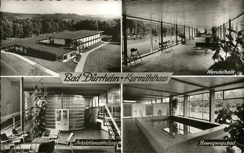 Bad Duerrheim Kurmittelhaus Wandelhalle Bewegungsbad Inhalationsabteilung Kat. Bad Duerrheim