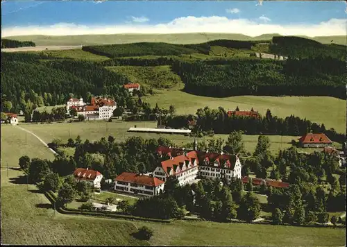 Bad Duerrheim Fliegeraufnahme Kurklinik Sonnenbuehl DRK Kindersolbad Kat. Bad Duerrheim