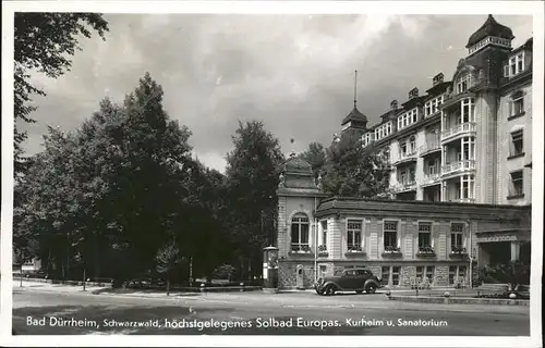 Bad Duerrheim Kurheim Sanatorium  Kat. Bad Duerrheim