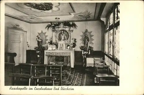 Bad Duerrheim Hauskapelle im Carolushaus Kat. Bad Duerrheim