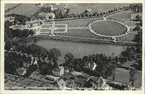 Bad Duerrheim Fliegeraufnahme Privat Kinder Sanatorium  Kat. Bad Duerrheim