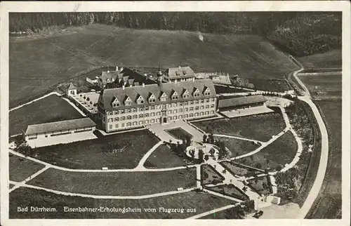 Bad Duerrheim Fliegeraufnahme Eisenbahner Erholungsheim Kat. Bad Duerrheim