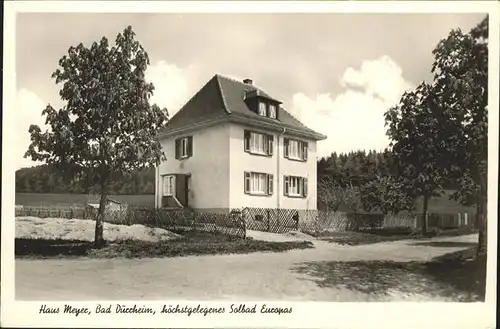 Bad Duerrheim Haus Meyer Kat. Bad Duerrheim