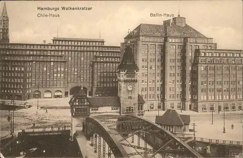 Hamburg Chile-Haus Ballin-Haus Kat. Hamburg