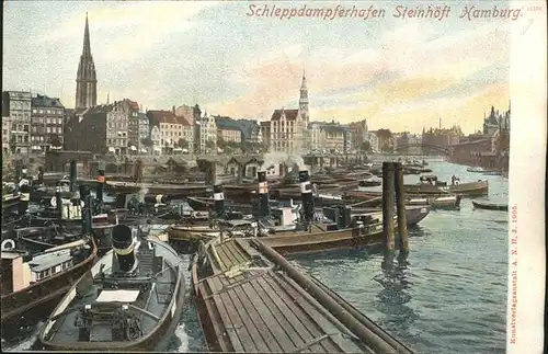 Hamburg Schleppdampferhafen Steinhoeft Kat. Hamburg