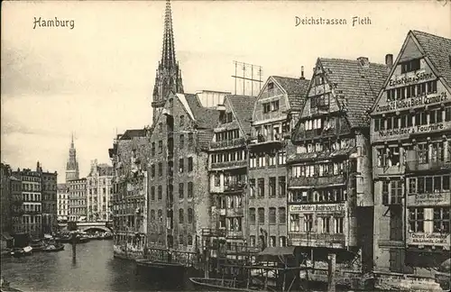 Hamburg Deichstrassen Fleth Kat. Hamburg