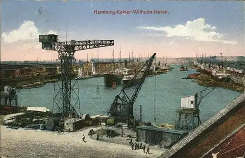 Hamburg Kaiser-Wilhelm-Hafen Kat. Hamburg