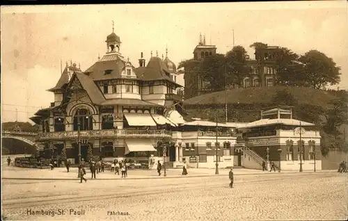 Hamburg St. Pauli Faehrhaus Kat. Hamburg