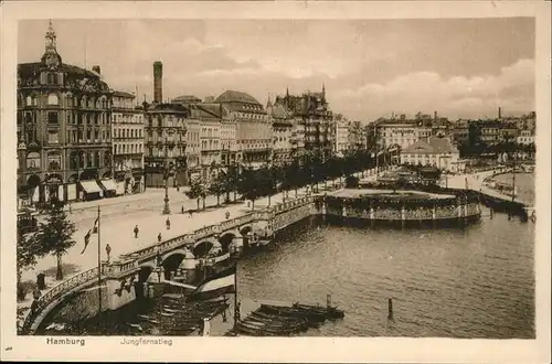 Hamburg Jungfernstieg Kat. Hamburg