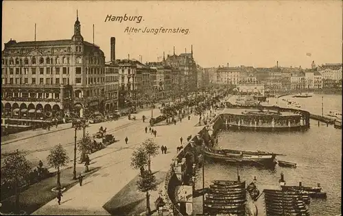 Hamburg Alter Jungfernstieg Kat. Hamburg