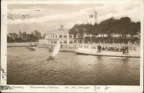 Hamburg Uhlenhorster Faehrhaus Kat. Hamburg