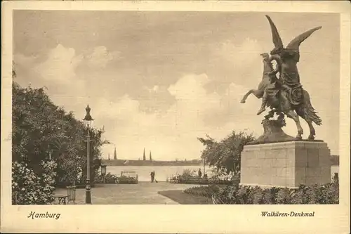 Hamburg Walkueren-Denkmal Kat. Hamburg