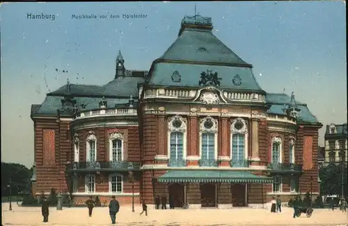 Hamburg Musikhalle Holstentor Kat. Hamburg