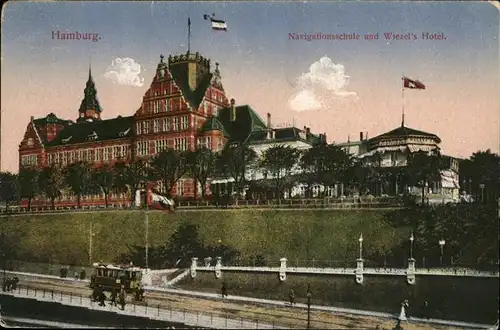 Hamburg Navigationsschule  Wiezels Hotel Kat. Hamburg