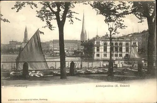 Hamburg Alsterpavillon Kat. Hamburg