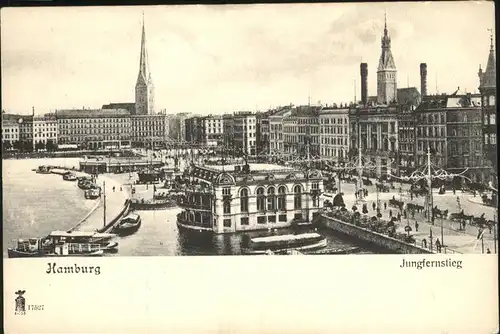 Hamburg Jungfernstieg Kat. Hamburg