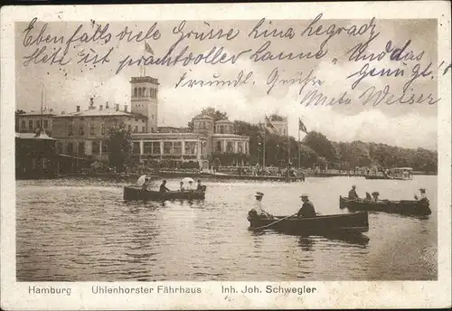 Hamburg Uhlenhorster Faehrhaus Kat. Hamburg