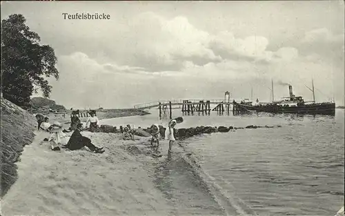 Hamburg Teufelsbruecke Kat. Hamburg