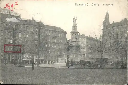 Hamburg St. Georg Hansaplatz Kat. Hamburg