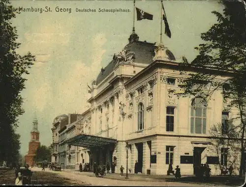 Hamburg St. Georg Deutsches Schauspielhaus Kat. Hamburg