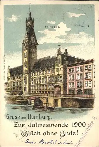 Hamburg Rathaus Kat. Hamburg