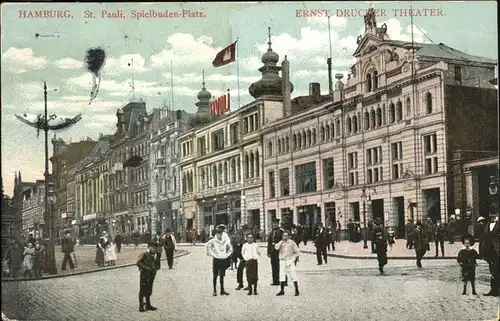 Hamburg St. Pauli Spielbuden-Platz Kat. Hamburg