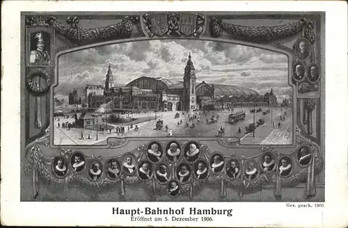 Hamburg Haupt-Bahnhof Kat. Hamburg