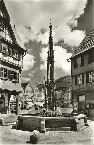 wz08995 Urach Bad Marktbrunnen
Rathaus Kategorie.  Alte Ansichtskarten