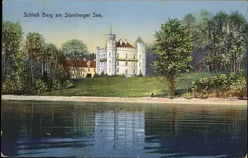 Starnberg Schloss Berg Starnbergersee Kat. Starnberg
