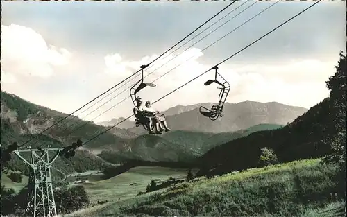 Schliersee Stuempfling Sessellift Sonnwendjoch Kat. Schliersee