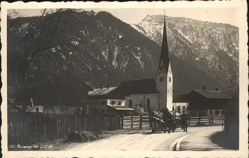 Bayrischzell Kirche Kat. Bayrischzell