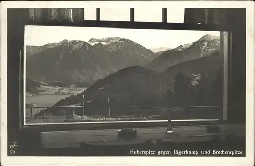 Schliersee Huberspitz Jaegerkamp Brecherspitze Kat. Schliersee