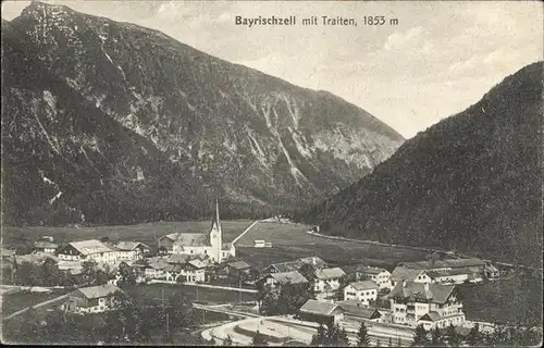 Bayrischzell Gesamtansicht Traiten Kat. Bayrischzell